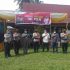 Kunjungan Kapolres Kuansing ke Gerai Vaksin TNI-POLRI di Desa Simandolak Benai dan Desa Sukamaju di Kec. Singingi Hilir Kuansing