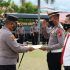 Kapolres Kampar Pimpin Upacara Kenaikkan Personil Periode 1 Januari 2022