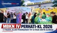 Permalink ke RSUD Arifin Achmad Gelar Operasi THT, 17 Pasien dari Berbagai Daerah di Riau Ditangani