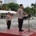 Kapolresta Pimpin Apel Kesiapan Pengamanan Peringatan Hari Buruh Internasional ( May Day ) di Halaman Kantor Gurbernur.