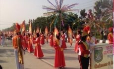 Kemeriahan Pawai Ta’aruf Kafilah  MTQ ke-36 Riau 2017 di Kota Dumai