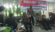 Permalink ke Sambut Hari Jadi Humas Polri ke 72, Polda Riau Gelar Donor Darah