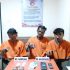 Terlibat Peredaran Sabu, Tiga Orang Pria Diringkus Polisi