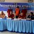 Konferensi Pers Atas Tersangka MWA Warga Negara Asing  DiKantor Imigrasi Kelas I TPI Kota Dumai