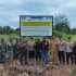 Polres Inhil Pasang Papan Plang Peringatan Karhutla di Kelurahan Tanjung Pidada