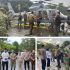 Kapolres Siak Sambut Kedatangan Menhan RI di Siak, Kunjungan ke Yonif TP 851/BBC Berlangsung Aman