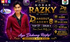 Permalink ke Putra Riau Tampil di Dangdut Academy 8, Nobar Razky Digelar Gratis di MTC Mall Pekanbaru