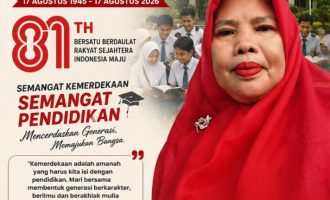Permalink ke HUT RI ke-81, Sarpiati: Perjuangan Kita Bersama, Mencetak Generasi Hebat Untuk Mengisi Kemerdekaan