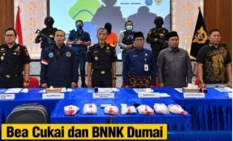 Permalink ke BNNK dan Bea Cukai Dumai Gagalkan Penyelundupan 5,3 Kg Sabu dari Malaysia