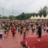 Polres Dumai Menggelar Senam Sinergi