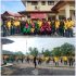 Polsek Siak Gelar Senam Bersama TNI Dalam Rangka Hari Bhayangkara Ke 77 Tahun 2023 di Mako Polsek Siak