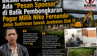 Permalink ke BASMI Riau Curiga Ada “Pesan Sponsor” di Balik Pembongkaran Pagar Milik Niko Fernando Jalan Sudirman bawah Jembatan Siak IV