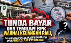 Permalink ke Tunda Bayar dan Temuan BPK Warnai Keuangan Riau, Bagaimana Perencanaan Pendapatan dan Pengelolaan Kas Daerah? Permalink ke Tunda Bayar dan Temuan BPK Warnai Keuangan Riau, Bagaimana Perencanaan Pendapatan dan Pengelolaan Kas Daerah?