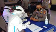 Permalink ke 100 Anggota Polres Kampar Untuk BKO Pengamanan Pilkada ke Rohul Jalani Rapid Test
