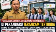 Permalink ke Pembangunan Sekolah Nasional Terintegrasi di Pekanbaru Terancam Tertunda, Pemko Belum Serahkan MoHD Saat Penandatanganan MoU