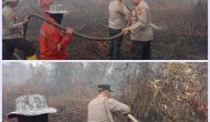 Permalink ke Kapolres Kampar ‘Turun Tangan’ Dinginkan Lahan Bekas Karhutla Dekat Perumahan Warga, Pastikan Aman