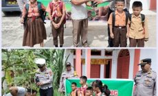 Permalink ke Hijaukan Rumah Ibadah, Polsek Tualang Tanam Bibit Pohon di Gereja ONKP