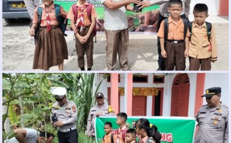 Permalink ke Hijaukan Rumah Ibadah, Polsek Tualang Tanam Bibit Pohon di Gereja ONKP