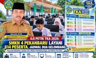 Permalink ke Uji Petik TKA 2026: SMKN 4 Pekanbaru Layani 614 Peserta, Siswa dari Sejumlah Daerah Ikut Ujian