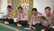 Permalink ke Wujudkan Pemilu Damai 2024, Polres Kuansing Gelar Yasinan, Ceramah Agama dan Doa Bersama