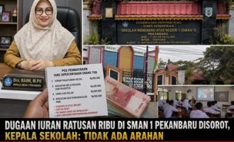 Permalink ke Dugaan Iuran Ratusan Ribu di SMAN 1 Pekanbaru Disorot, Kepala Sekolah: Tidak Ada Arahan