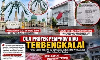 Permalink ke Dua Proyek Pemprov Riau Terbengkalai, Uang Rakyat Menanti Kepastian