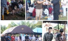 Kapolres Kuansing bagikan daging kurban kepada warga, sebanyak 6 Ekor Sapi Dalam Rangka Hari Raya Idul Adha 1446 H