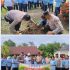 Polsek Dumai Timur Melaksanakan Kegiatan Penanaman Pohon Di Lingkungan SMP PGRI Kota Dumai