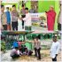 Polsek Medang Kampai Melaksanakan Kegiatan Penanaman Pohon Dan Edukasi Tentang Green Policing Di Masjid Nurul Thoyyibah