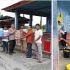 Kapolsek Kampar ‘Sentuh’ Pos Satkamling Pulau Sarak, ‘Berikan’ Bantuan & ‘Pimpin’ Gotong Royong, ‘Harkamtibmas’ Terjaga