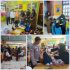 Disela Giat Peninjauan PIN POLIO dan Imunisasi Nasional Wilayah Kerja Puskesmas Umban Sari Rumbai, Kapolsek Said Sampaikan Cooling System Pilkada Damai