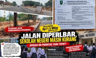 Permalink ke Rp11,5 Miliar untuk Pedestrian Sisingamangaraja, Sekolah Negeri Masih Kurang: Pemprov Riau Sudah Tepat Menentukan Prioritas?
