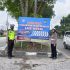 Tekan Angka Lakalantaa Polres Dumai Tebar Spanduk Imbauan