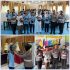 Satlantas Polres Kampar Sosialisasikan Keselamatan Berlalu Lintas di SMK N 1 Bangkinang, Bagikan Helm SNI