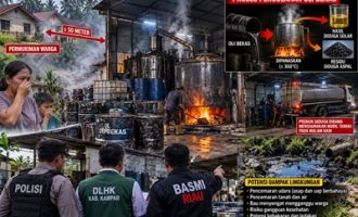 Permalink ke BASMI Riau Desak APH dan DLHK Kampar Turun, Gudang Pengolahan Oli Bekas Dekat Permukiman Disorot