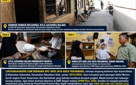 Permalink ke LintasRiauNews.com dan DPC GRIB Jaya Tinjau Rumah Ayla, Anak Buruh Pasar yang Gagal Lolos SMK Negeri