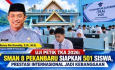 Permalink ke Uji Petik TKA 2026: SMAN 8 Pekanbaru Siapkan 501 Siswa, Prestasi Internasional Jadi Kebanggaan Permalink ke Uji Petik TKA 2026: SMAN 8 Pekanbaru Siapkan 501 Siswa, Prestasi Internasional Jadi Kebanggaan