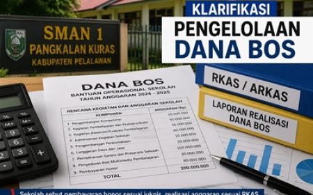 Permalink ke Kepsek SMAN 1 Pangkalan Kuras Beri Klarifikasi Soal Pengelolaan Dana BOS 2024–2025