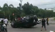 Permalink ke Mobil Daihatsu Terios Telentang Ditengah Jalan Hang Tuah Kelurahan Rempak Kecamatan Siak,Kronologinya Begini Menurut Polisi
