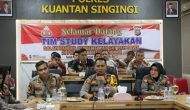 Permalink ke Polres Kuansing Menerima Kedatangan Tim Rorena Polda Riau Dalam Rangka Study Kelayakan Pembentukan Sat Pam Obvit di Polres Kuansing