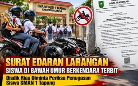 Permalink ke Surat Edaran Larangan Siswa di Bawah Umur Berkendara Terbit, Disdik Riau Diminta Periksa Penugasan Siswa SMAN 1 Tapung